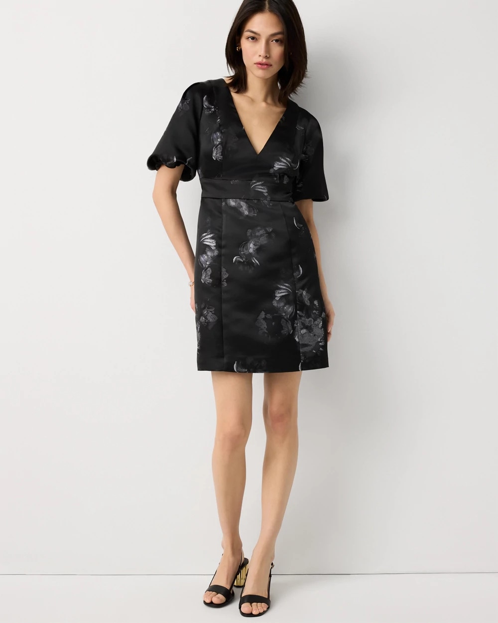 WHBM_Jacquard Puff Slv